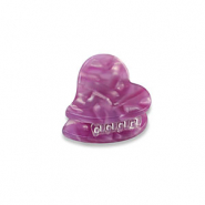 Accesorios pinza para el pelo corazón Púrpura