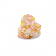 Accesorios pinza para el pelo corazón Rosa-dorado