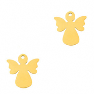 Colgantes Acero Inox &aacute;ngel Dorado