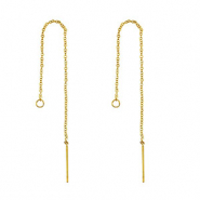 Pendientes Acero Inox Dorado