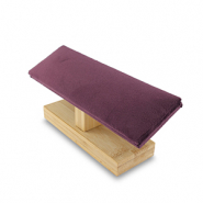 Expositor de joyería para pulseras Natural-morado berenjena