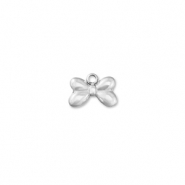 Colgantes Acero Inox lazo Plateado