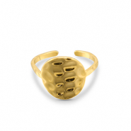 Anillos Acero Inox Dorado