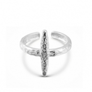 Anillos Acero Inox Plateado