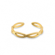 Anillos Acero Inox Dorado