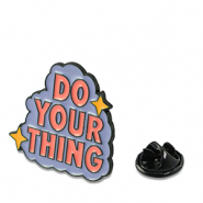 Pins "Do your thing" Lila-rosa salmón