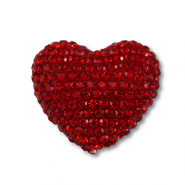 Abalorios bohemios corazón Rojo