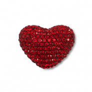 Abalorios bohemios corazón Rojo