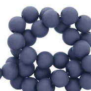Abalorios acr&iacute;licos 8 mm Azul denim