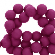 Abalorios acrílicos 4 mm Vino tinto frutos rojos
