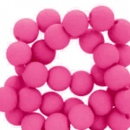 Abalorios acrílicos 4 mm Fucsia