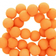 Abalorios acrílicos 4 mm Naranja