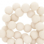 Abalorios acrílicos 4 mm Off white