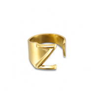 Anillos Acero Inox letra Z Dorado