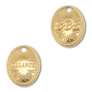 BY31® Colgante Acero inox números angelicales 888 / balance Dorado