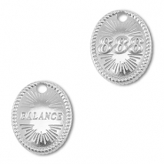 BY31® Colgante Acero inox números angelicales 888 / balance Plateado