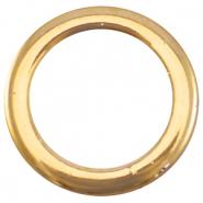 Anillo cerrado metálico DQ 18mm Dorado (sin níquel)