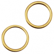 Anillo cerrado metálico DQ 8mm Dorado (sin níquel)