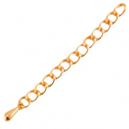 Extensión de cadena metálica DQ Oro rosado (sin níquel)