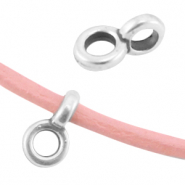 Colgante metálico DQ con anilla Ø2.2mm Plata vieja (sin níquel)
