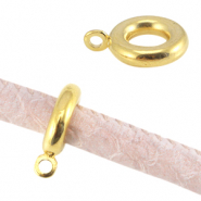 Anillo con ojo metálico DQ Ø5mm Dorado sin níquel)