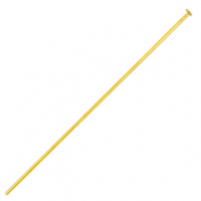 Bastón con cabeza metálico DQ 70mm Dorado (sin níquel)