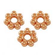 Abalorios metálicos DQ anillo separador Bali 5.6mm Oro rosado (sin níquel)