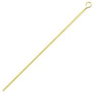 Bastón con anilla metálica DQ 70mm Dorado (sin níquel)