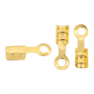 Fornituras metálicas DQ terminal para cintas 2mm oro (sin níquel)