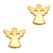 Colgantes metalicos DQ entrepieza &aacute;ngel Dorado (sin n&iacute;quel)