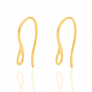 Pendientes Acero Inox con anilla Dorado