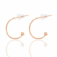Fornituras met&aacute;licas DQ criollas 15mm Oro rosado (sin n&iacute;quel)