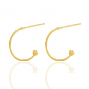 Fornituras metálicas DQ criollas 15mm Dorado (sin níquel)