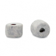 Abalorios de cerámica griega DQ 5mm Gris