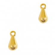 Colgantes met&aacute;licos DQ gota Dorado (sin n&iacute;quel)