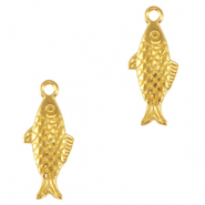 Colgantes met&aacute;licos DQ pez Dorado (sin n&iacute;quel)