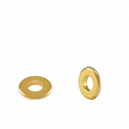 Abalorios metálicos DQ anillo separador 9mm Dorado (sin níquel)