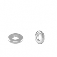 Abalorios metálicos DQ anillo separador 6mm Plata vieja (sin níquel)