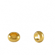 Abalorios metálicos DQ anillo separador 5mm Dorado (sin níquel)