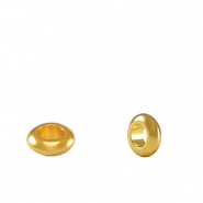 Abalorios metálicos DQ anillo separador 5mm Dorado (sin níquel)