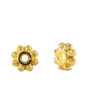 Abalorios metálicos DQ anillo separador Bali 6mm Dorado (sin níquel)