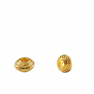 Abalorios metálicos DQ anillo separador Bali 5mm Dorado (sin níquel)