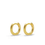 Fornituras metálicas DQ pendientes criollas 11mm Dorado (sin níquel)