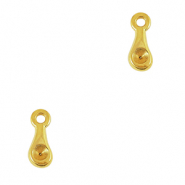 Colgantes met&aacute;licos DQ gota Dorado (sin n&iacute;quel)