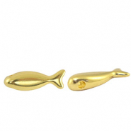 Abalorios metálicos DQ pez Dorado (sin níquel)