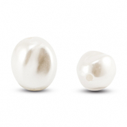 Imitaci&oacute;n de perlas de agua dulce Blanco