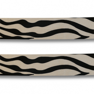 Bandana cebra Negro-beige