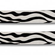 Bandana cebra Negro-blanco