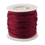 Cordón trendy 2mm Rojo oscuro