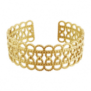 Pulseras Acero Inox bangle Dorado